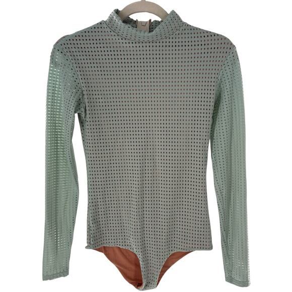 Acacia Swimwear Tidepool Seafoam Ehukai One Piece Surf Suit Swimsuit - Picture 3 of 11